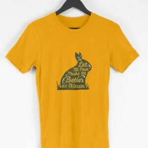 Let The Past Men's Round Neck Half Sleeve T-shirt - Its Clover