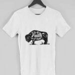 Faith Men's Round Neck Half Sleeve T-shirt - Its Clover