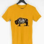 Faith Men's Round Neck Half Sleeve T-shirt - Its Clover