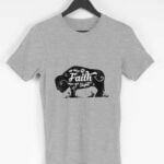 Faith Men's Round Neck Half Sleeve T-shirt - Its Clover