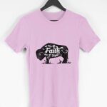 Faith Men's Round Neck Half Sleeve T-shirt - Its Clover