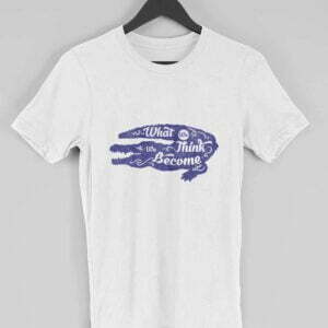 Think Men's Round Neck Half Sleeve T-shirt - Its Clover
