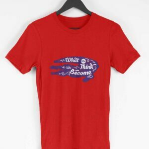 Think Men's Round Neck Half Sleeve T-shirt - Its Clover