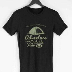 Adventure Men's Round Neck Half Sleeve T-shirt - Its Clover