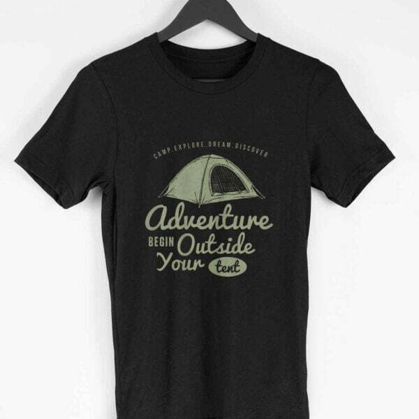 Adventure Men's Round Neck Half Sleeve T-shirt - Its Clover