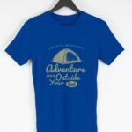 Adventure Men's Round Neck Half Sleeve T-shirt - Its Clover