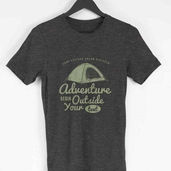 Adventure Men's Round Neck Half Sleeve T-shirt - Its Clover