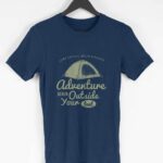 Adventure Men's Round Neck Half Sleeve T-shirt - Its Clover