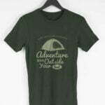Adventure Men's Round Neck Half Sleeve T-shirt - Its Clover