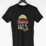 Let's Get Lost Men's Round Neck Half Sleeve T-shirt - Its Clover