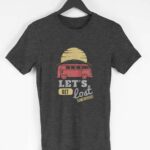Let's Get Lost Men's Round Neck Half Sleeve T-shirt - Its Clover