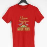 Mountaineer Men's Round Neck Half Sleeve T-shirt - Its Clover