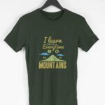 Mountaineer Men's Round Neck Half Sleeve T-shirt - Its Clover