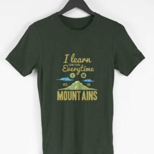 Mountaineer Men's Round Neck Half Sleeve T-shirt - Its Clover