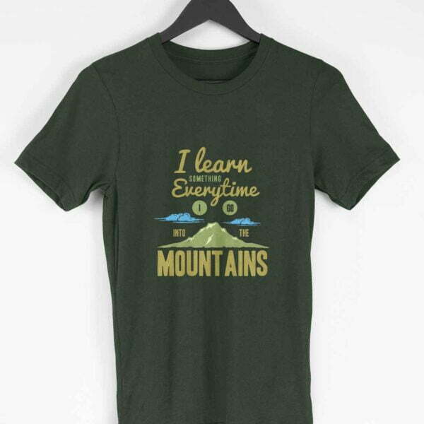 Mountaineer Men's Round Neck Half Sleeve T-shirt - Its Clover