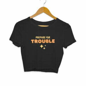 Trouble Women's Crop Top - Its Clover