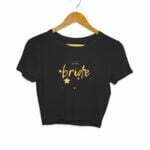 Team bride Women's Crop Top - Its Clover