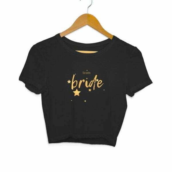 Team bride Women's Crop Top - Its Clover