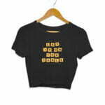 Words Women's Crop Top - Its Clover