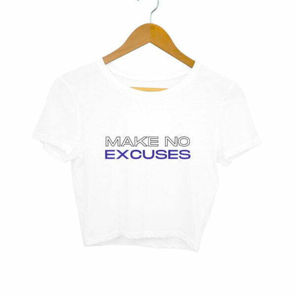 No Excuses Women's Crop Top - Its Clover