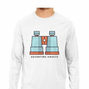 Adventure Men's Round Neck Full Sleeve T-shirt - Its Clover