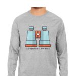 Adventure Men's Round Neck Full Sleeve T-shirt - Its Clover