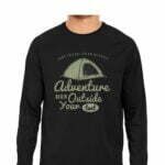 Adventure Men's Round Neck Full Sleeve T-shirt - Its Clover