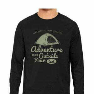 Adventure Men's Round Neck Full Sleeve T-shirt - Its Clover