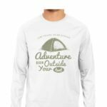 Adventure Men's Round Neck Full Sleeve T-shirt - Its Clover