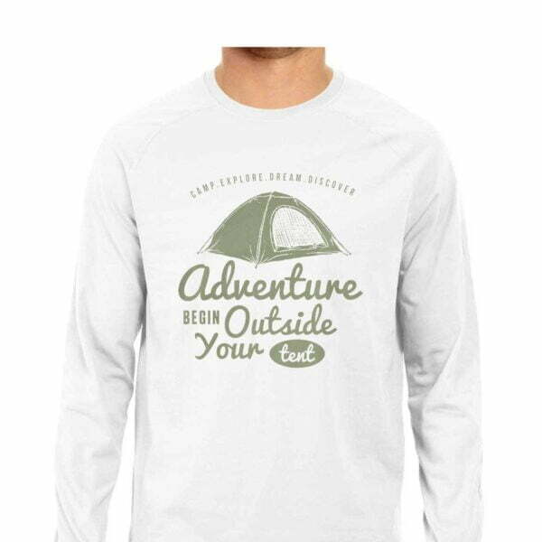 Adventure Men's Round Neck Full Sleeve T-shirt - Its Clover
