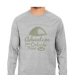 Adventure Men's Round Neck Full Sleeve T-shirt - Its Clover