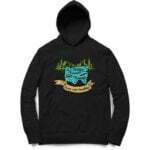 Graphic Hooded Sweatshirt with Kangaroo Pockets - Its Clover