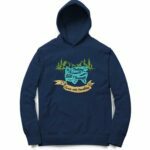 Graphic Hooded Sweatshirt with Kangaroo Pockets - Its Clover