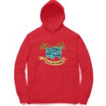 Graphic Hooded Sweatshirt with Kangaroo Pockets - Its Clover