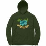 Graphic Hooded Sweatshirt with Kangaroo Pockets - Its Clover