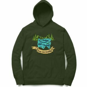 Graphic Hooded Sweatshirt with Kangaroo Pockets - Its Clover