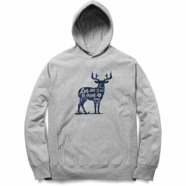 The Darkest Night Hooded Sweatshirt with Kangaroo Pockets - Its Clover