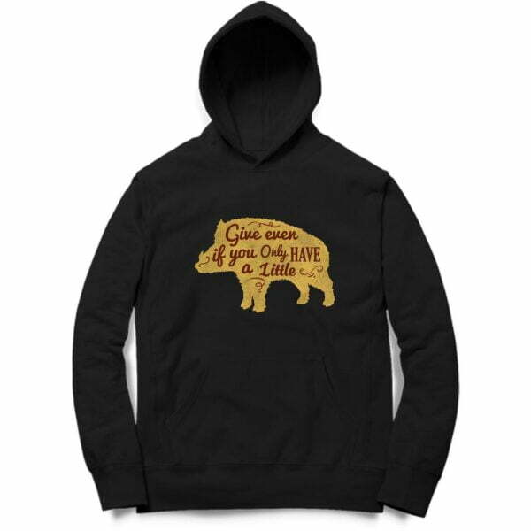 Give Even Hooded Sweatshirt with Kangaroo Pockets - Its Clover