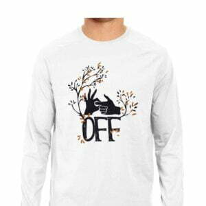 OFF Men's Round Neck Full Sleeve T-shirt - Its Clover