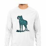 The Darkest Night Men's Round Neck Full Sleeve T-shirt - Its Clover