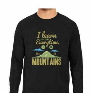 Mountaineer Men's Round Neck Full Sleeve T-shirt - Its Clover