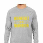 Workout Warrior Men's Round Neck Full Sleeve T-shirt - Its Clover