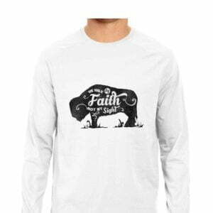 Faith Men's Round Neck Full Sleeve T-shirt - Its Clover