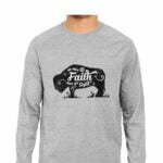 Faith Men's Round Neck Full Sleeve T-shirt - Its Clover