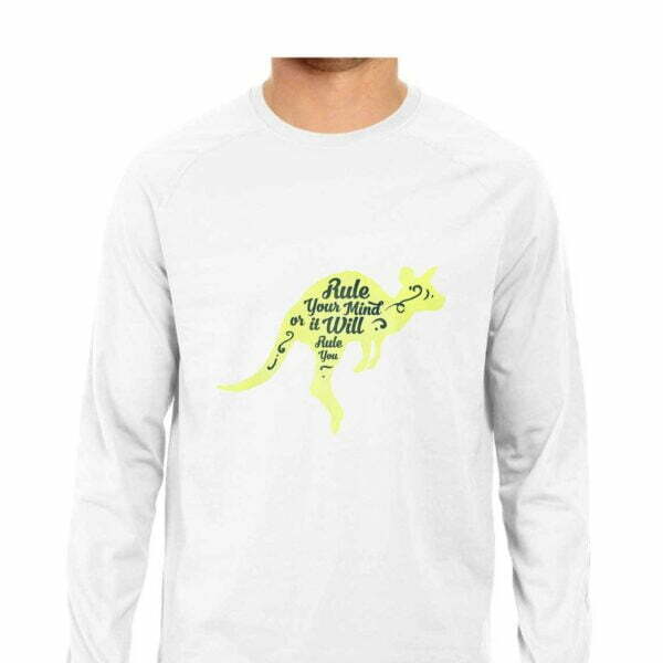 Rule Your Mind Men's Round Neck Full Sleeve T-shirt - Its Clover