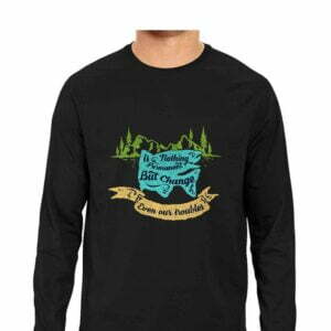Nothing is Permanent Men's Round Neck Full Sleeve T-shirt - Its Clover