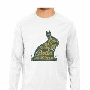 Let The Past Men's Round Neck Full Sleeve T-shirt - Its Clover