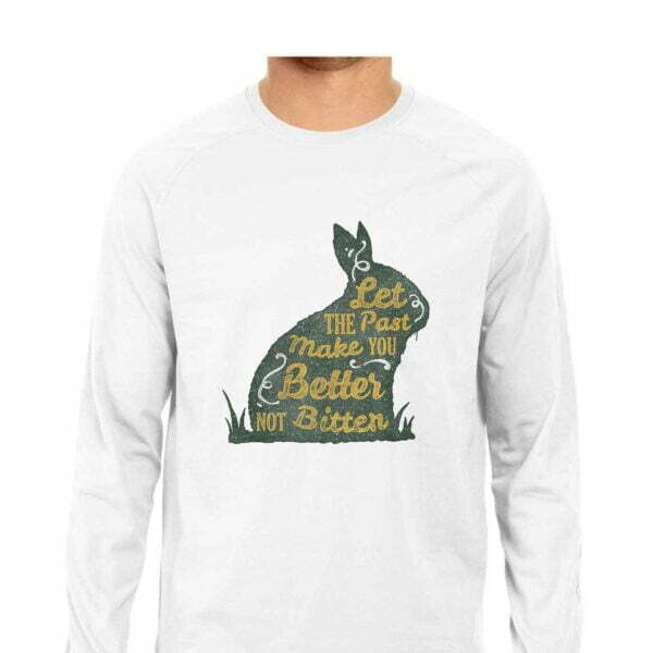 Let The Past Men's Round Neck Full Sleeve T-shirt - Its Clover