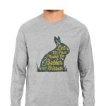 Let The Past Men's Round Neck Full Sleeve T-shirt - Its Clover