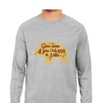 Give Even Men's Round Neck Full Sleeve T-shirt - Its Clover